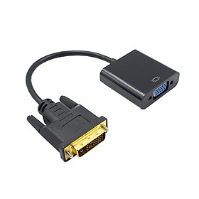 -D 24+1 Pin Male To VGA Female 15Pin Video Monitor Adapter Converter Cord