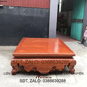 Mua Sập Đại Chân Quỳ Dạ Cá Trơn Gỗ Hương Đá