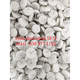 Mua Chân đinh nhựa chống trầy 5mm  7mm   Đinh nhựa đóng dưới chân bàn ghế có ma sát không bị trơn (đóng gói 500g)