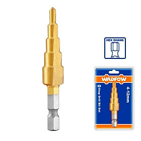 MŨI KHOAN THÁP 4-12MM WJD12501 WADFOW - HÀNG CHÍNH HÃNG