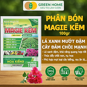 Mua Phân Bón Lá Magie Kẽm  GreenHome  Gói 100GR  Chuyên Dùng Cho Hoa Kiểng