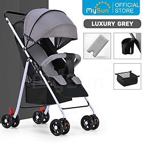 Đã ẩn Xe đẩy nằm ngồi gấp gọn cho em bé sơ sinh 1 2 3 4 tuổi Luxury MySun