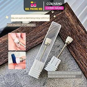 Chổi Vệ Sinh Móng Đầu Cước Hồng, Lắp Được Vào Máy Mài Tích Điện Sau Khi Mài Dũa Móng, Đầu Chổi Phủi Bụi Móng Và Vệ Sinh Đầu Mài, Lau Sạch Bụi Móng