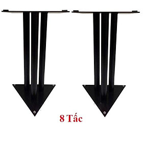 Mua 01 Cặp Chân Loa Tam Giác Đế Vuông 4.5 Tấc Chất Liệu Sắt Sơn Tĩnh Điện Tải Trọng 50-70KG