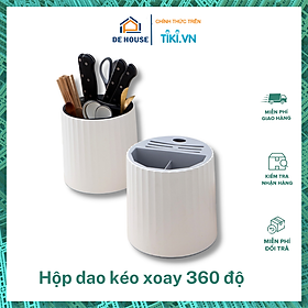 Mua Hộp Đựng Dao Đũa Xoay 360 độ  Giá Dắt Dao Đũa  Kệ Đựng Dao Đũa Nhà Bếp  Hộp Đựng Dao Kéo