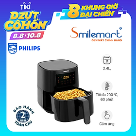Nồi chiên không dầu điện tử Philips HD9252 (Mẫu 2020 ) - Hàng chính hãng