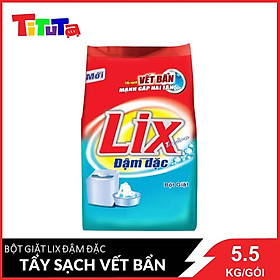 Bột Giặt Lix Extra Đậm Đặc 6Kg ED010 - Tẩy Sạch Vết Bẩn Mạnh Gấp 2 Lần