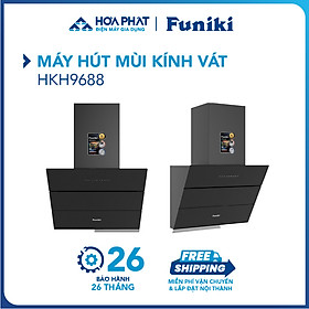 Mua Máy hút mùi kính vát Funiki HKH9688 (Rộng 60cm) - Bảo hành 26 tháng - Hàng chính hãng