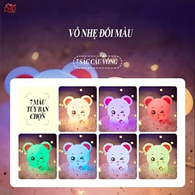 Mua (CÓ REMOTE) ĐÈN NGỦ CHUỘT BẮN TIM SILICON DỄ THƯƠNG CHẠM ĐỔI 15 MÀU -QUÀ TẶNG CHO CẶP ĐÔI  SINH NHẬT