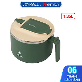 Mua Bát úp mì inox 304 Elmich EL8314 dung tích 1.35L  Hàng chính hãng  có tay cầm  tích hợp lỗ thông hơi - JoyMall