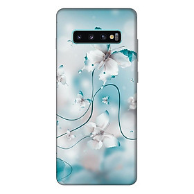 Ốp lưng điện thoại Samsung S10 Plus hình Hoa Hồng Và Bướm