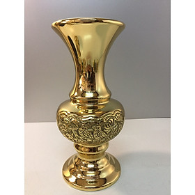 Mua Đồ thờ cúng bằng đồng  Lọ cắm hoa thờ bằng Đồng vàng ( dành cho bàn thờ và khám thần tài   Bàn thờ Phật ) phong thuỷ   bộ thờ cúng