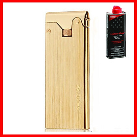 Mua Combo Hộp Quẹt Bật Lửa Xăng Đá PROMISE - 007 Màu Vàng Sang Trọng + Tặng Bình Xăng Thơm Chuyên Dụng Cho Bật Lửa