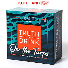Bộ trò chơi drinking game tiếng anh Truth Or Drink On The Turps Board Game giải trí không giới hạn