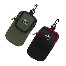 2x Neoprene   Bag For Mobile Phone  Pouch  Cover Case