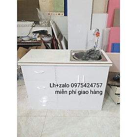 Tủ bếp mini ngăn kéo sẵn chậu