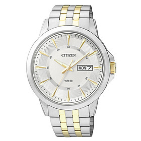 Đồng Hồ Nam Citizen Dây Thép Không Gỉ BF2018-52A - Mặt Trắng