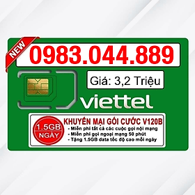 Sim Viettel số đẹp - Hàng chính hãng - 0983.044.889