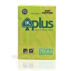 Giấy IK Plus khổ A5 định lượng 70 gsm