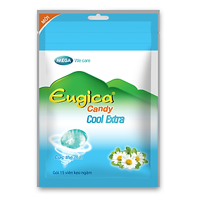 Kẹo thảo dược Eugica Cool Extra - Túi zip 15 viên