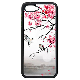 Ốp lưng cho Oppo A3s nền đào 10 - Hàng chính hãng