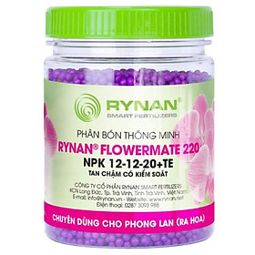 Phân bón tan chậm Rynan 12-12-20 TE chuyên dung cho phong lan mọi giai đoạn