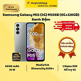 Mua Samsung Galaxy M15 (5G) M156B (6G+128GB) Xanh Đậm - Hàng Chính Hãng