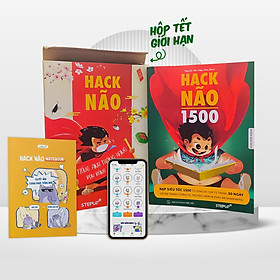 Nơi bán  [Hộp sách Tết 2021 - Phiên bản giới hạn] Hack Não 1500 + Sổ tay Hack Não Notebook (Tặng App Hack Não Pro học phát âm miễn phí) - Giá Từ -1đ