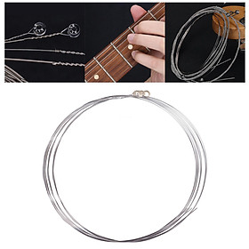 6 Pieces Alloy Wound Electric Guitar Strings for Stringed Instrument Accessories