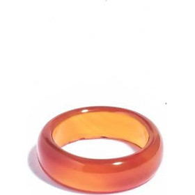 Nhẫn đá mã não đủ màu, size 18mm, bản cao 5mm