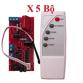 Mua Combo 5 bộ mạch quạt điều khiển từ xa  -LOẠI 1 CÓ IC BẢO VỆ BẢO HÀNH UY TÍN 1 ĐỔI 1