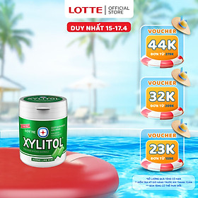 Kẹo Gum không đường Lotte Xylitol - Hương Lime Mint 130,5 g