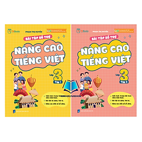 Sách - Combo Bài Tập Bổ Trợ Nâng Cao Tiếng Việt Lớp 3 – Tập 1 + 2 (MC)
