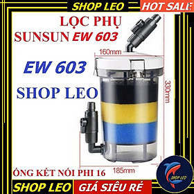 Lọc Phụ Sunsun HW 603, EW 603 - lọc phụ 603 dùng lắp cho lọc chính - Phụ kiện thủy sinh - shopleo