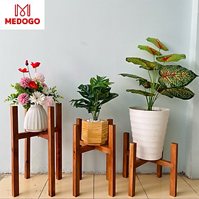 Mua Đôn gỗ vuông để cây cảnh trang trí nhà