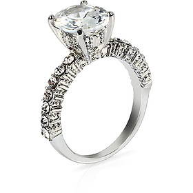 Lovers Ring Silvery Ring Romantic 2 Colors Plate with Silver Wedding Fashion Jewelry