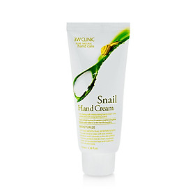 Kem dưỡng da tay ốc sên 3W Clinic Snail Hand Cream (100ml)