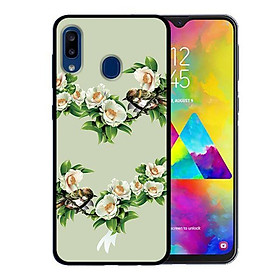Ốp lưng cho Samsung Galaxy A30  2 Chú Chim Hoa Cúc - Hàng chính hãng