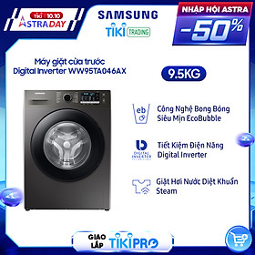 Máy Giặt Samsung Inverter 9.5kg WW95TA046AX/SV - Chỉ Giao HCM