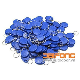 Mua Combo 5 thẻ từ cảm ứng dạng móc treo chìa khóa tần số 13.56Mhz có in code