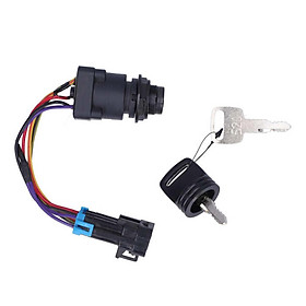 High Strength Boat Ignition Switch with Key for   Replaces