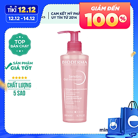 Sữa Rửa Mặt Bioderma Sensibio Gel Moussant 200ml 