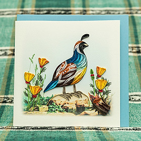 Thiệp Giấy Xoắn Chủ Đề Chim - CNB1517