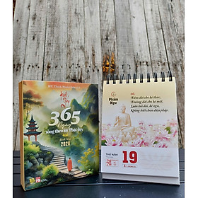 Sách Lịch Bính Ngọ 2026 - Kinh Pháp Cú - 365 Ngày sống theo lời Phật dạy