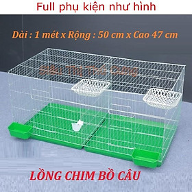 LỒNG NUÔI BỒ CÂU FULL LOẠI NẶNG PHỤ KIỆN LOẠI LỒNG BỒ CÂU