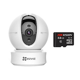 Camera Wifi kỹ thuật số Ezviz CS-CV246 + Tặng kèm thẻ nhớ 32GB Hikvision- Hàng Chính Hãng