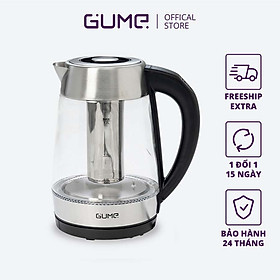 Mua Ấm Siêu Tốc GUME Thủy Tinh 1.7L - GMK 2202 - Hàng Nhập Khẩu Hàn Quốc
