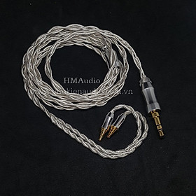 Mua Dây tai nghe đồng mạ bạc OFC 1.2mm tết 4 - Connector Sens IE40 Pro
