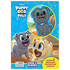 Disney Jr. Puppy Dog Pals Book & Blocks