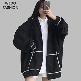 Áo Hoodie nữ PINKCY, chất vải nỉ ngoạicao cấp mềm mịn, thiết kế dáng rộng có túi phối nón giữ nhiệt siêu đẹp